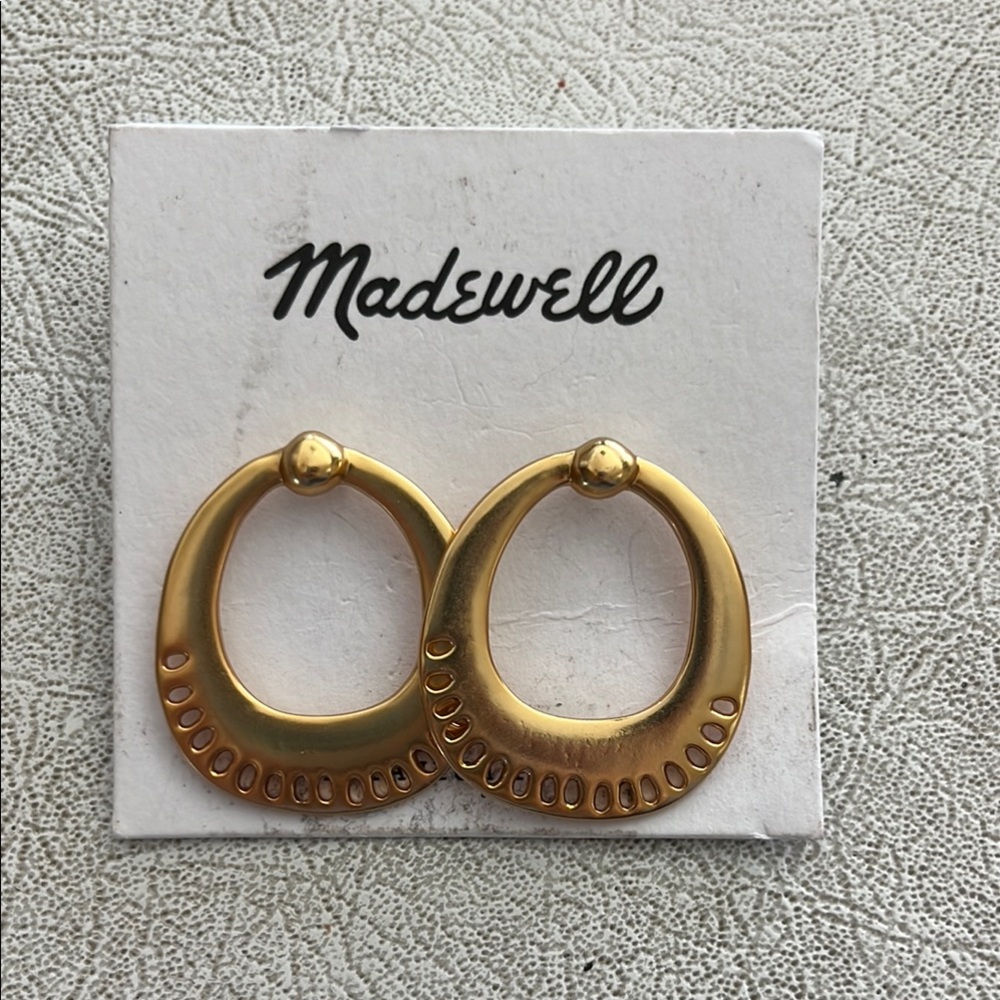 Madewell Gold Hoop Earrings